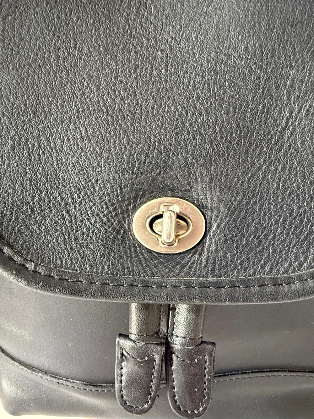 Vintage Coach Daypack Black Backpack